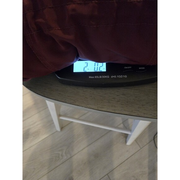 Talbots XLP Red/Burgundy 80% Down Jacket Parka Zip Snap Closure Y2K Cargo - Picture 13 of 13